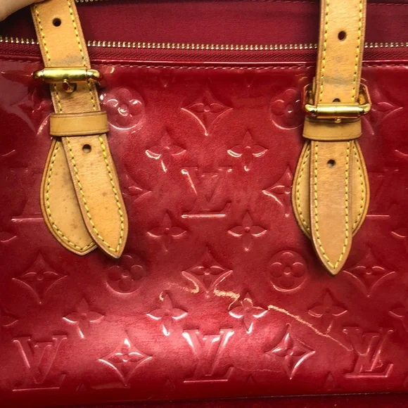 authentic Louis Vuitton Tote Bag Rosewood  REDS - Picture 15 of 16